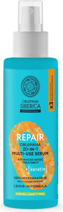 Natura Siberica Oblepikha Repair Keratin Serum Hair Multi-Use 2 In 1 200 Milliliters (200 ml)
