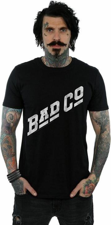 Actual product image Bad Company Unisex Adult Slant Logo T-Shirt (L)