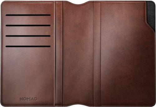 Nomad Leather Passport Wallet Rustic Brown