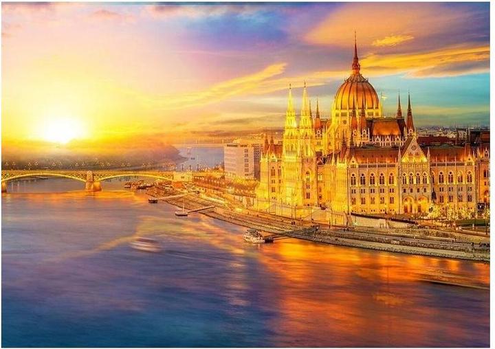 Produktbild Enjoy Puzzle ENJOY-1362 - Ungarisches Parlament bei Sonnenuntergang, Budapest, Puzzle, 1000 Teile (1000 Teile)