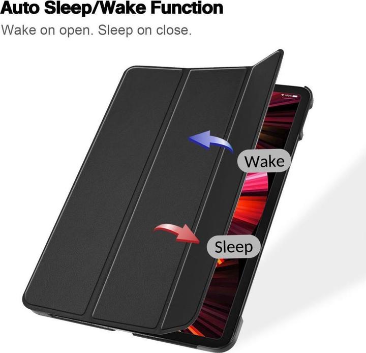 Actual product image iLike iPad 9.7 Tri-Fold Eco-Leather Stand Case (iPad 9.7)