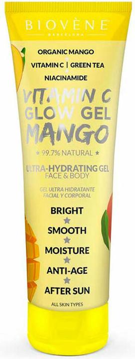 Produktbild Biovène Biovene Vitamin C Glow Gel Mango Ultra-Hydrating Gel Moisturizing Gel For Face And Body 200Ml (200 ml, Gesichtsgel)