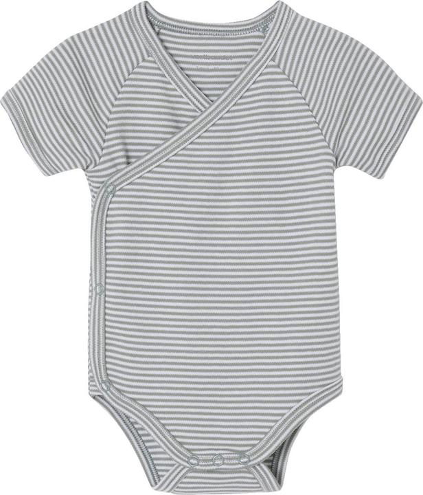 Actual product image Vertbaudet Bio-Kollektion: 3er-Pack Baby Kurzarm-Bodys in Wickelform PETIT COEUR (56)