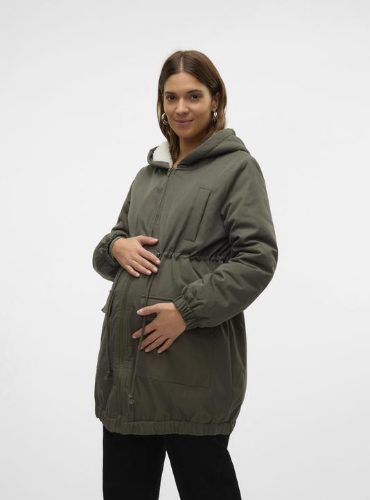 Actual product image Mamalicious Hood Elasticated cuffs Jacket Jacket (L)