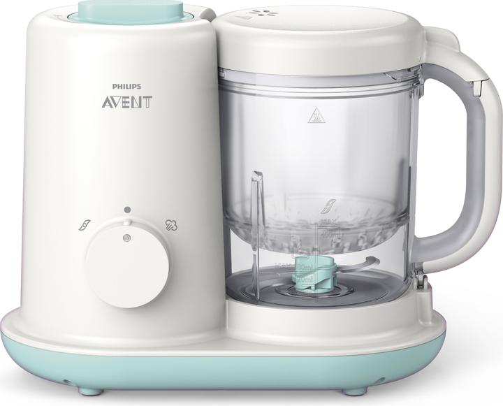 Produktbild Philips Avent 2 in 1 effektiver Babynahrungszubereiter Dampfgarer und Mixer