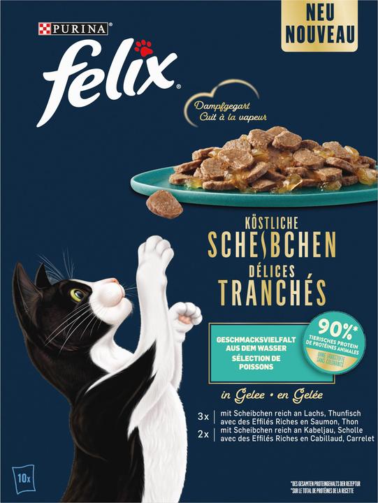 Produktbild Felix Köstliche Scheibchen Ente in Gelee (Adult, 1 Stk., 900 g)