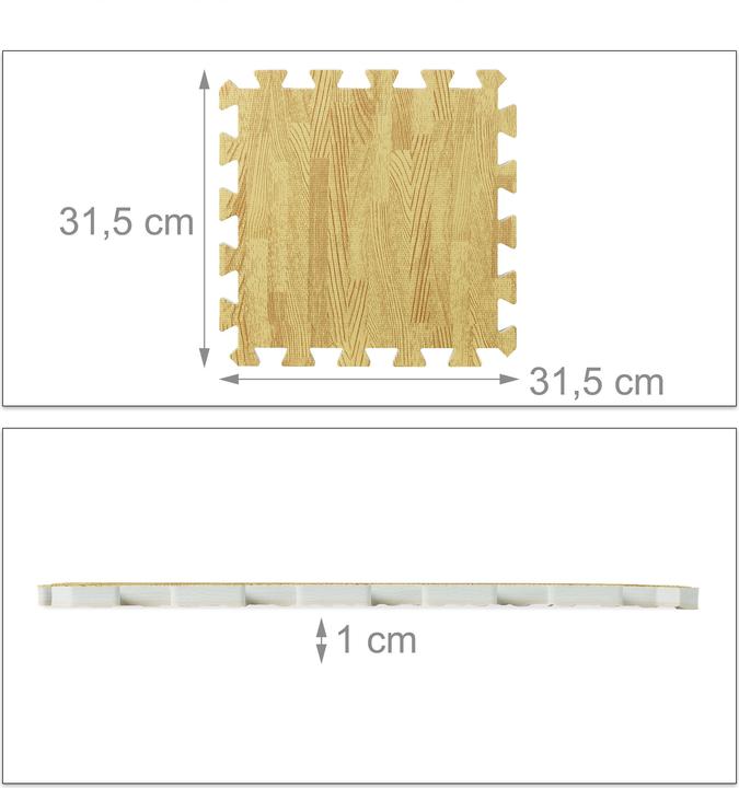 Image du produit Relaxdays Tapis sol (1 cm)
