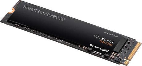 Immagine prodotto WD Black SN750 Gaming - con dissipatore di calore (1000 GB, M.2 2280)