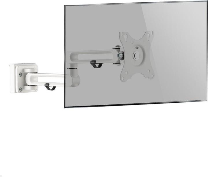 Produktbild MonLines MSH006 Monitor Schwenkarm für MSH Slatwall, weiss