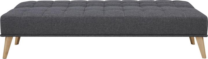 Produktbild En.Casa Schlafsofa Pukkila 180x86x81 cm Textil Dunkelgrau (3-Sitzer)