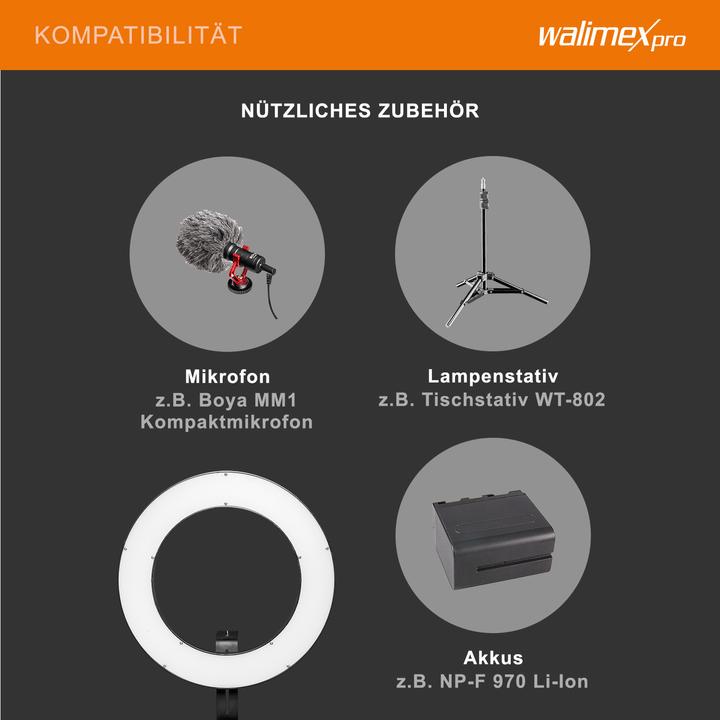 Produktbild Walimex pro Pro 380 Bi Color Leuchte (Ringleuchte)