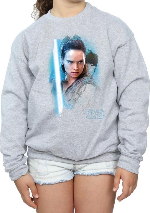 Produktbild Star Wars The Last Jedi Rey Brushed Sweatshirt Mädchen (140, 146)