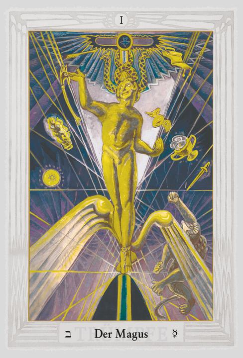 Actual product image Aleister Crowley Thoth Tarot Pocket DE (German, Aleister Crowley, 2023)