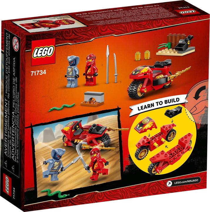 Image du produit LEGO Vélo de feu de Kai (71734, LEGO Ninjago)