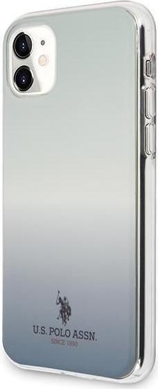Image du produit U.S. Polo US Polo USHCN61TRDGLB iPhone 11 Bleu / Collection de motifs à dégradé bleu (Apple iPhone 11)