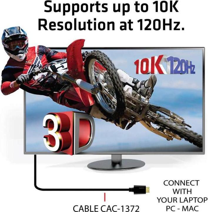 Immagine prodotto Club 3D HDMI (Typ A) — HDMI (Typ A) (2 m, HDMI)