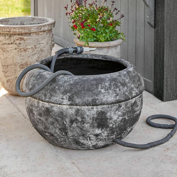 Immagine prodotto Loberon Vaso per tubi da giardino Arbaz grigio antico