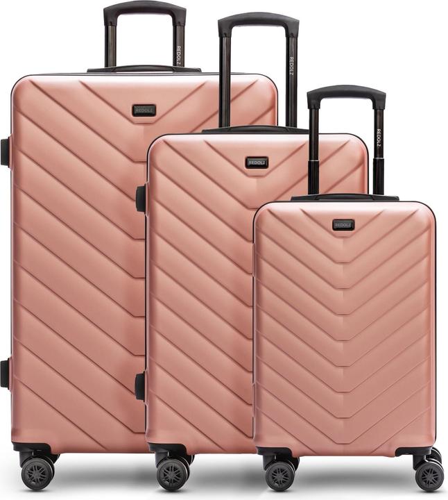 Redolz Essentials 07 3-SET 4 Rollen Kofferset 3-teilig (213 l, XL (ab 115l))