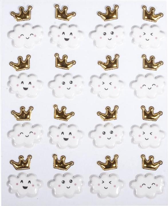 Rayher Puffy Sticker Happy Clouds 32 Stk.