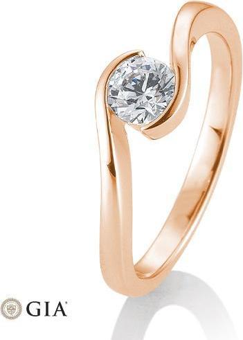 Produktbild Breuning Ring Schwung 0,40-0,60 ct. (54, 585/14 K Gold)