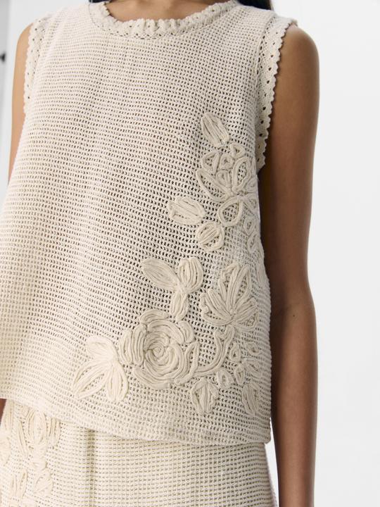Image du produit Object Blumen Stricktop (S)