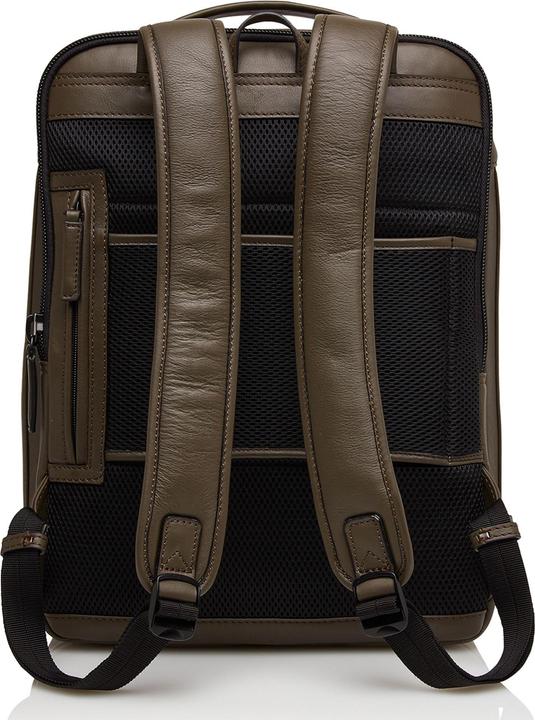 Actual product image Castelijn & Beerens & Beerens - Nappa X Victor laptoprugzak 15,6 + tablet RFID | groen - (15 l)
