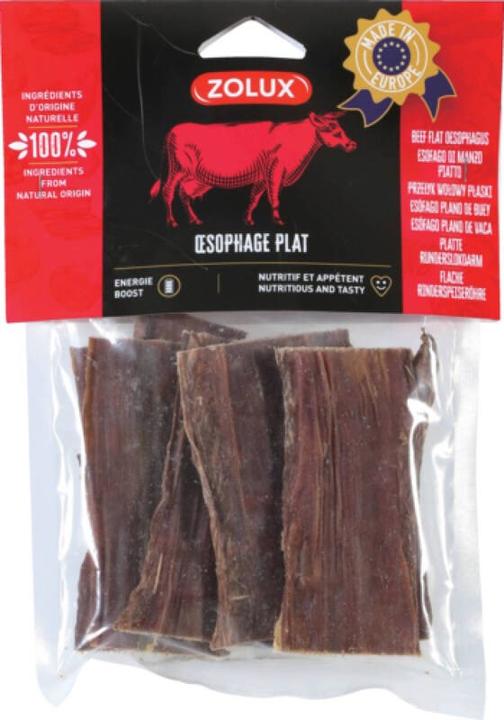 Image du produit Zolux Przysmak naturalny dla psa Przełyk wołowy100g (Adulte, 1 pcs, 100 g)