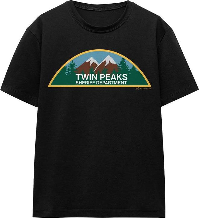 Actual product image Twin Peaks Unisex Adult Sheriff Department T-Shirt (M)