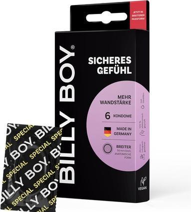 Billyboy Billy Boy "Safe Feeling" 6 large, anatomical power condoms for strong sex (6 pcs.)