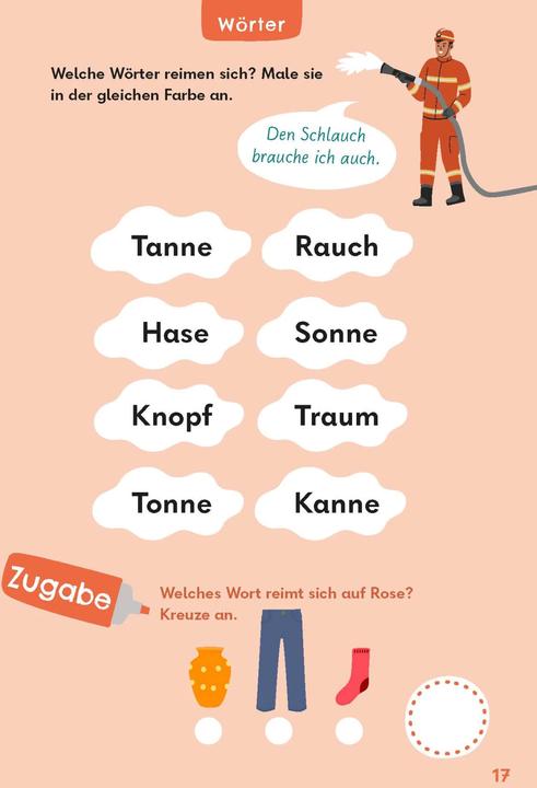 Actual product image Leserätsel für mutige Kinder - Polizei und Feuerwehr - Ab 6 Jahren (German, Janine corner, Ulrike Rogler, 2024)