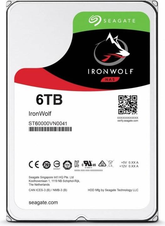 Immagine prodotto Seagate IronWolf (6 TB, 3.5", CMR)