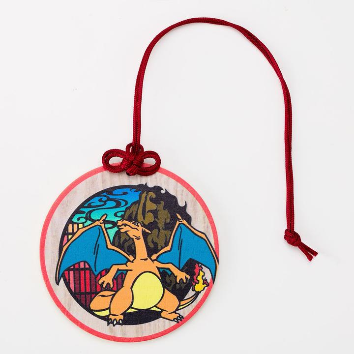 Actual product image Pokémon Round Luggage Tag Charmeleon (Locks & Trailers)