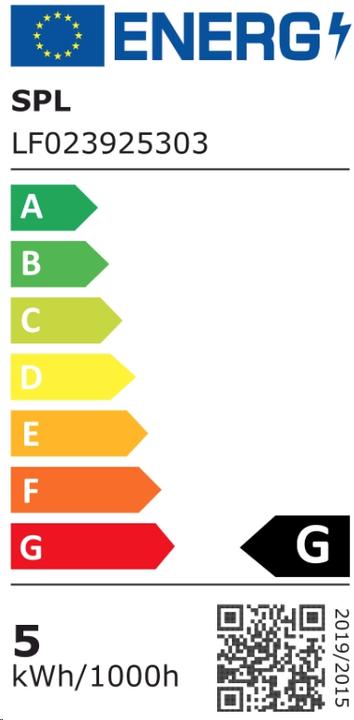 Energie-Label Schiefer Professional Lighting LF023925303 LED Fila FleX AX Globe E27 100lm 45W 922 DIM Smoke (E27, 4.50 W, 100 lm, 1 x, G)