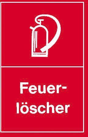 Magni Warning sign 250x150mm fire extinguisher