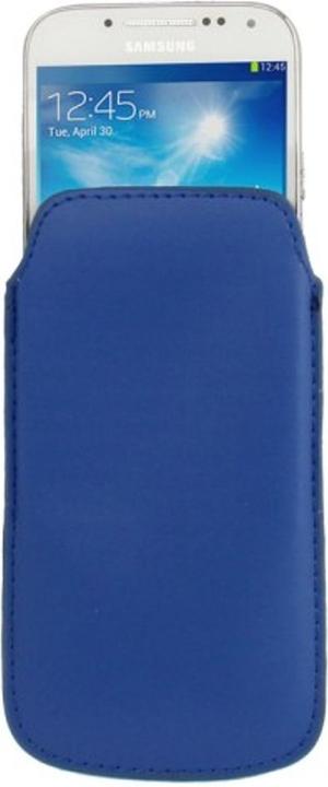 Produktbild König Design Handyhülle Tasche Slide Hülle Blau (Apple iPhone 5c, Nokia Lumia 820, Apple iPhone 5s, Apple iPhone 5, Samsung Galaxy S4 mini)