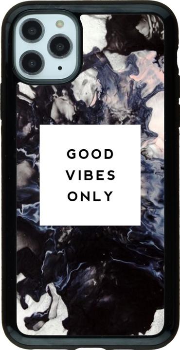 Actual product image PhoneLook Cover Hybrid Armor black Marble Good Vibes Only (Apple iPhone 11 Pro Max)