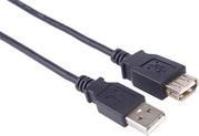 Produktbild PremiumCord Kabel USB 2.0 A-A 0,2m (20cm), Verlängerung (M/F) (0.20 m, USB 2.0)