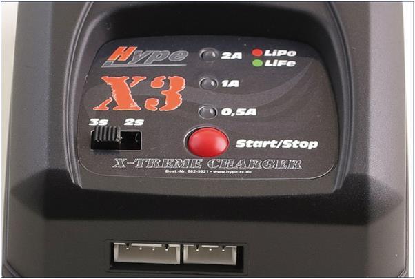 Actual product image Kyosho Hype X3 fast charger