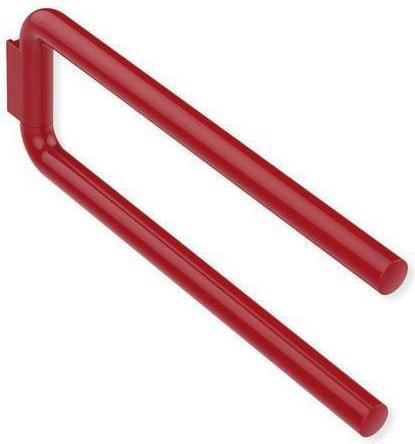 Hewi Portasciugamani SERIE 477 a 2 bracci rosso rubino