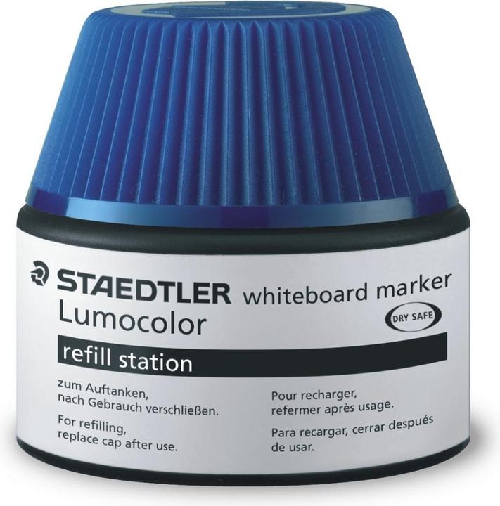 Actual product image Staedtler ® Refill ink marker Lumocolor® refill station bottle blue 20ml (Blue, 4 x)