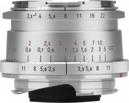 Actual product image Voigtländer Color-Skopar 21mm/3.5 II VM asph. silver (Leica M, full size)