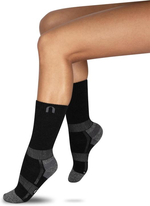 Immagine prodotto Normani 2 paia di calze merino da trekking e funzionali - 9385 (Confezione da 2, 43 - 46)