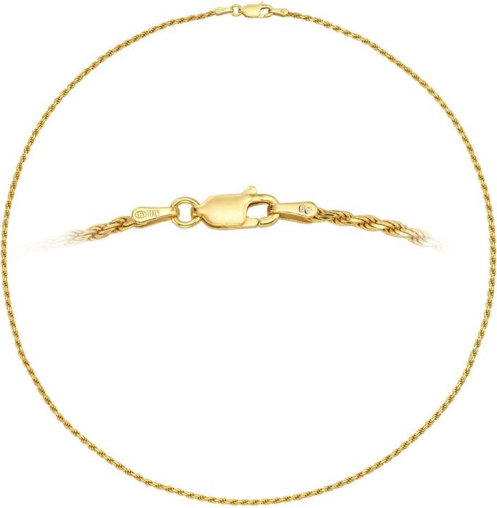 Actual product image Bijouteria Necklace (Silver 925, Gold plating (gold-plated), 45 cm)