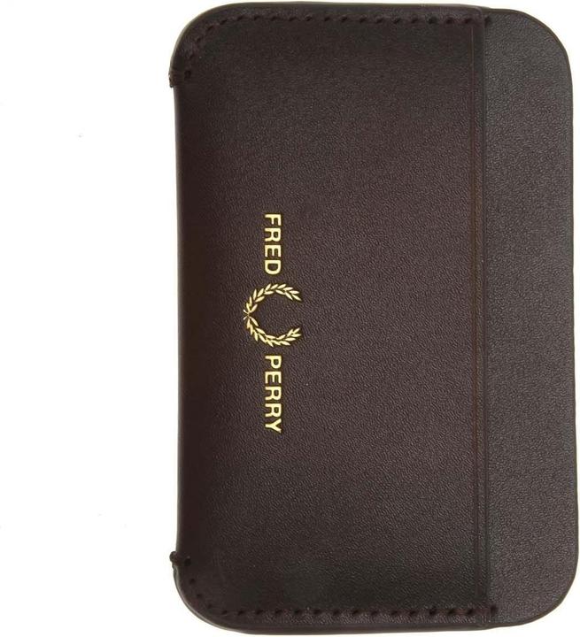Actual product image Fred Perry Burnished Leather Card Holder