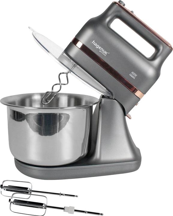 Image du produit hagenuk Turbo-Handrührgerät mit 3,5L Edelstahl-Rührschüssel (400 W)