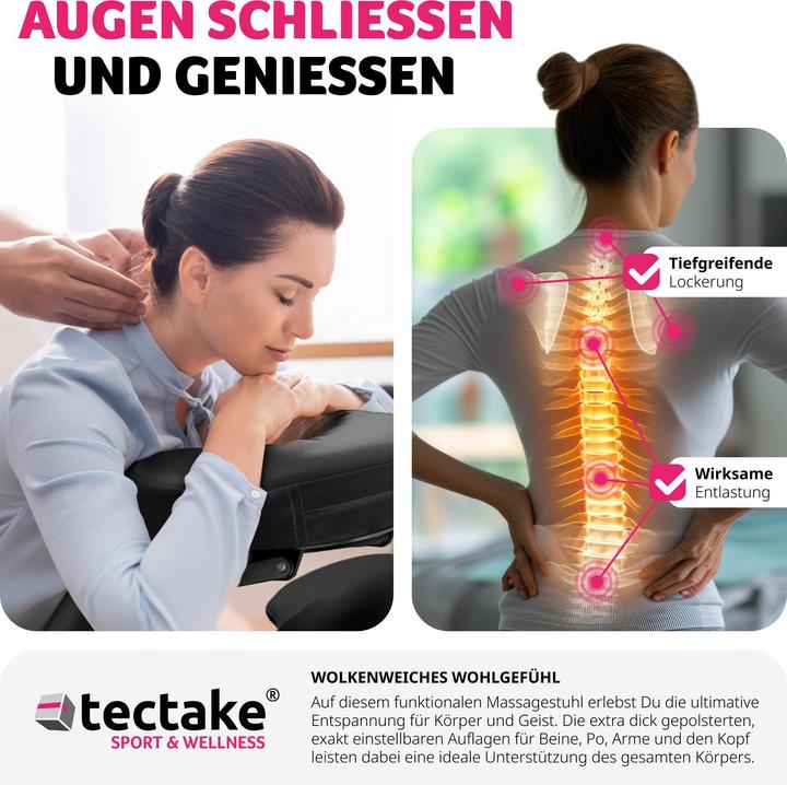 Image du produit tectake Massagestuhl