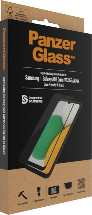 Productafbeelding PanzerGlass Zaakvriendelijk (1 Stuk, Samsung Galaxy A03 kern, Samsung Galaxy A13 5G, Samsung Galaxy A04S)