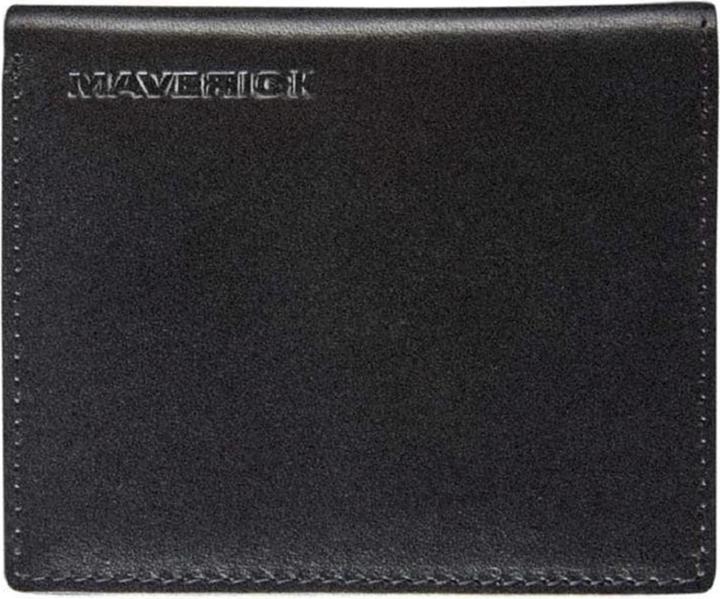 Actual product image Maverick Wallet All Black 8.5 x 10.2 cm