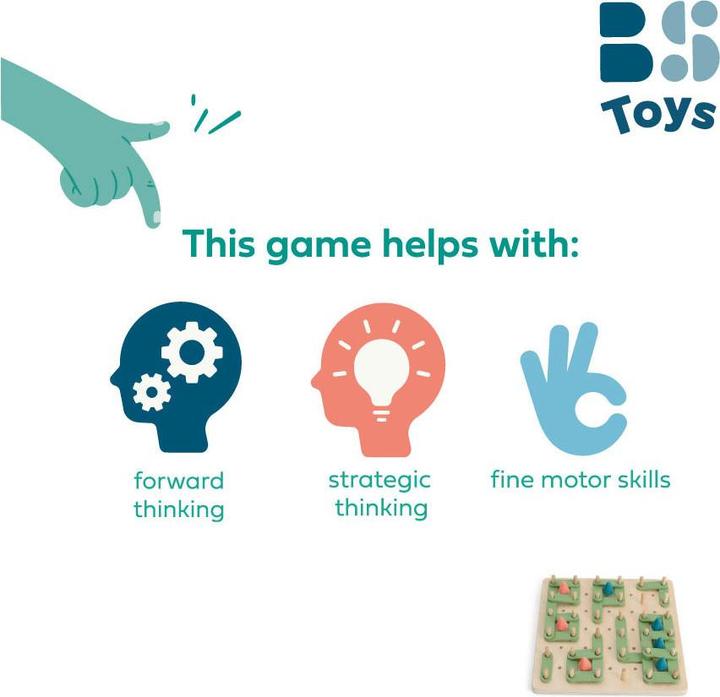 Produktbild BS Toys Dots & Boxes Holzspiel