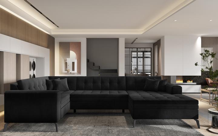 Actual product image ELTAP Montez (5-seater, Sofa bed, Sofa landscape)